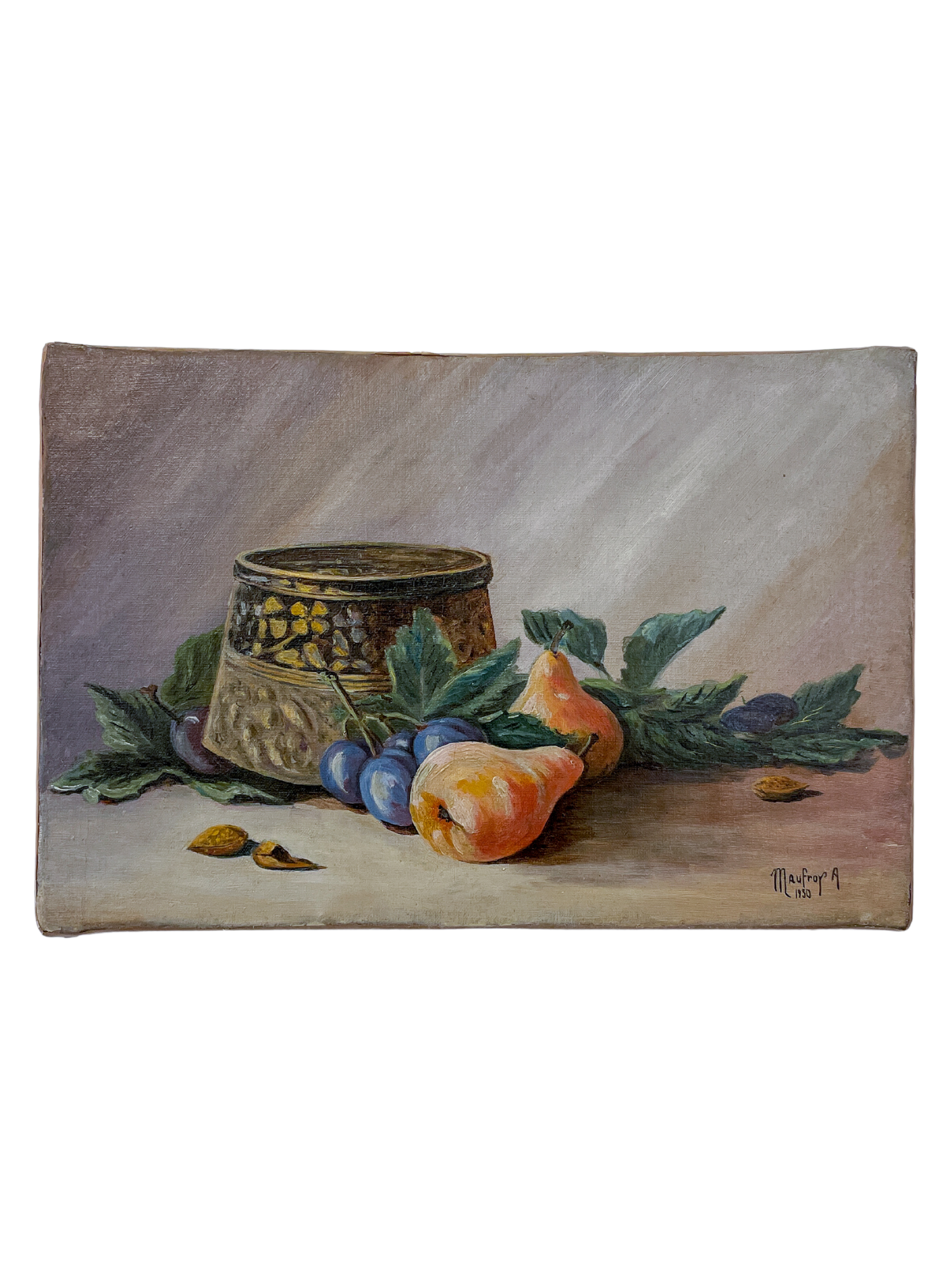 Ornamental Still Life with Fruits and Pot