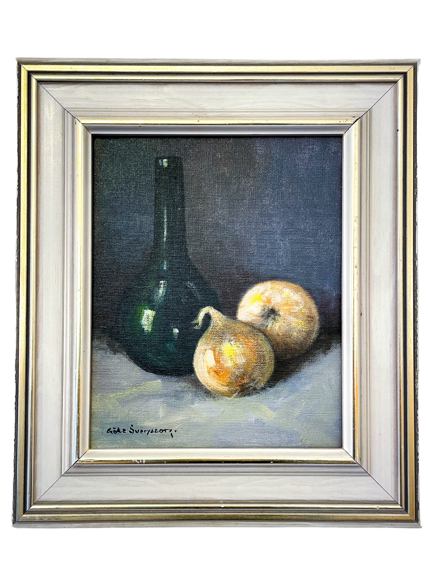 Still Life with Bottle and Onions